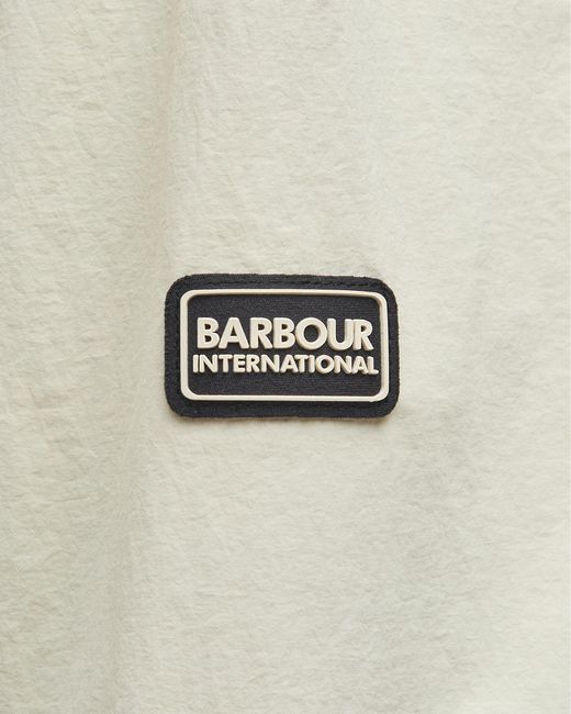 Barbour White Varona Long Parka Showerproof