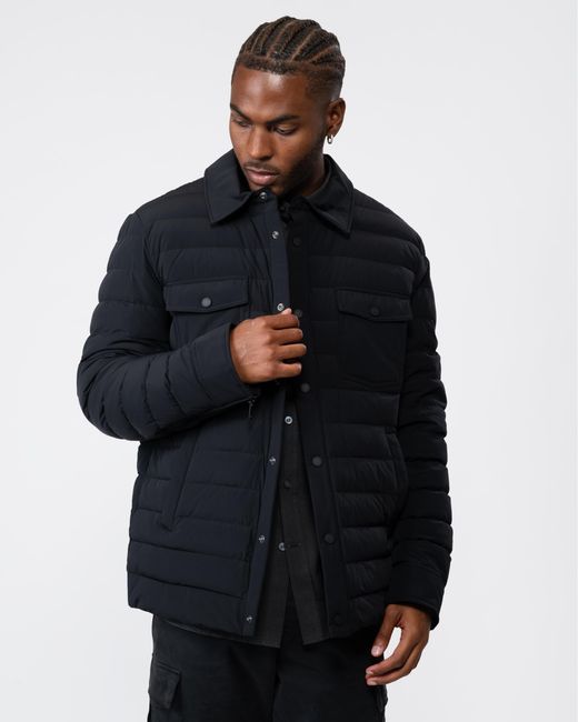 Moose Knuckles Westmore Shirt Jacket in Black for Men Lyst