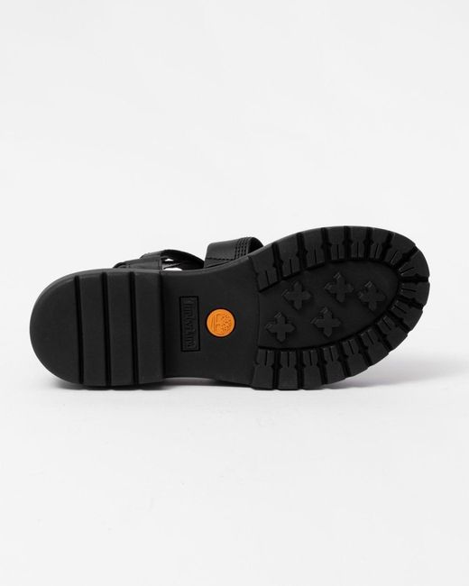 Timberland Black London Vibe 3 Strap Sandals