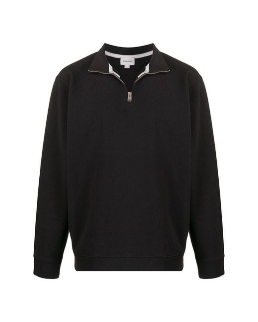 Woolrich Black American Half Zip Sweatershirt Size: S for men