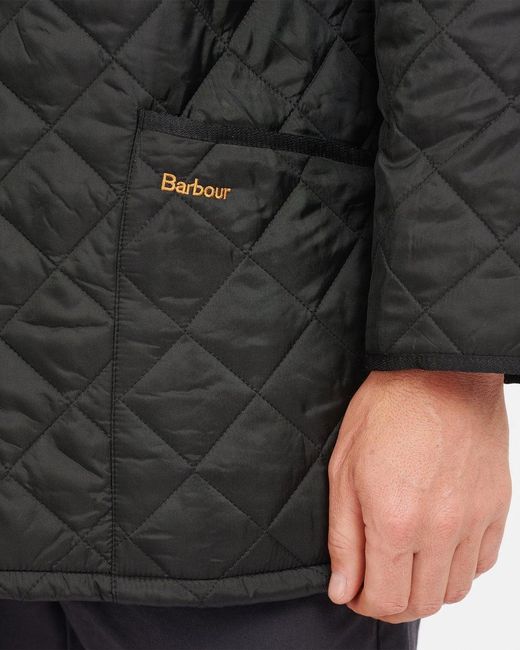 Barbour Black Liddesdale Quilted Jacket Size: S for men