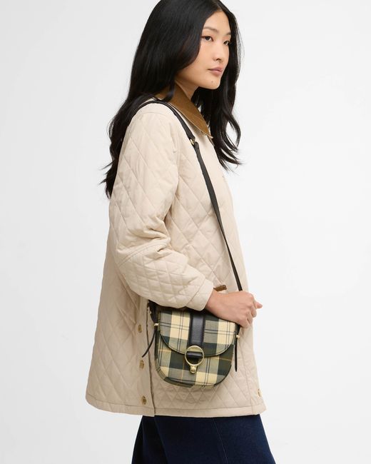 Barbour Natural Elm Tartan Crossbody Bag