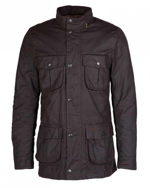 Barbour Black Corbridge Wax Jacket for men
