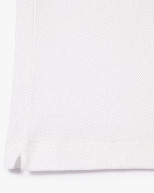 Lacoste White Classic Fit.12.12 Short Sleeve Polo Shirt for men