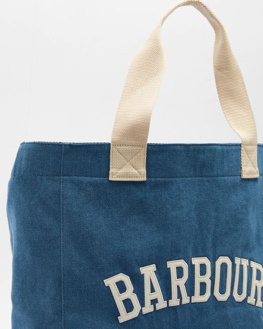 Barbour Blue Emily Tote Bag