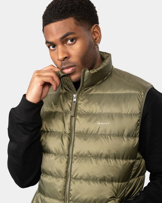 Gant Green Light Down Gilet for men