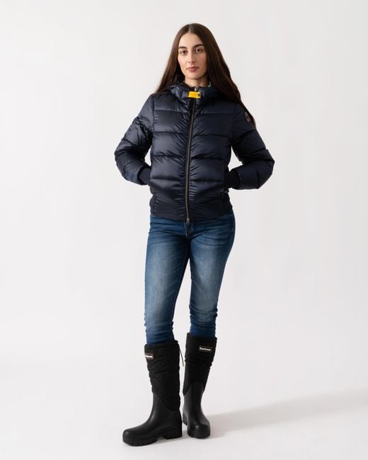 Parajumpers Blue Mariah Hooded Down Bomber