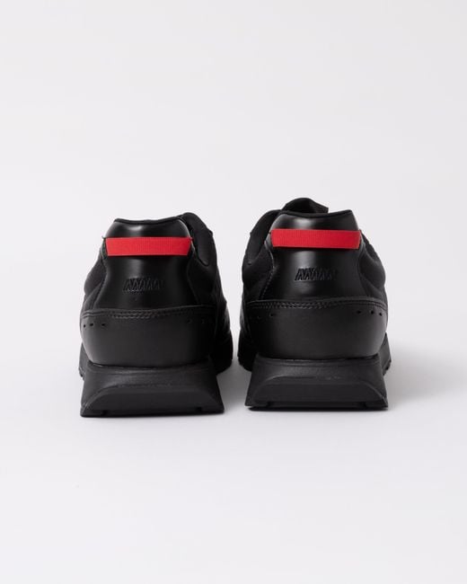 HUGO Black Icelin Running-Inspired Trainers With Zigzag Detailing for men