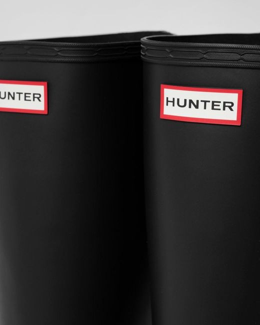 Hunter Black Original Tall Wellies for men