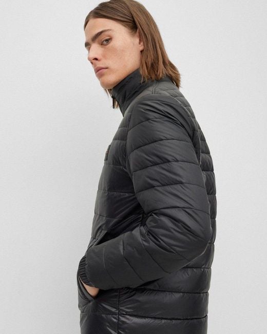 Boss Black Water-repellent Regular-fit Jacket In Lightweight Mixed Fabrics for men