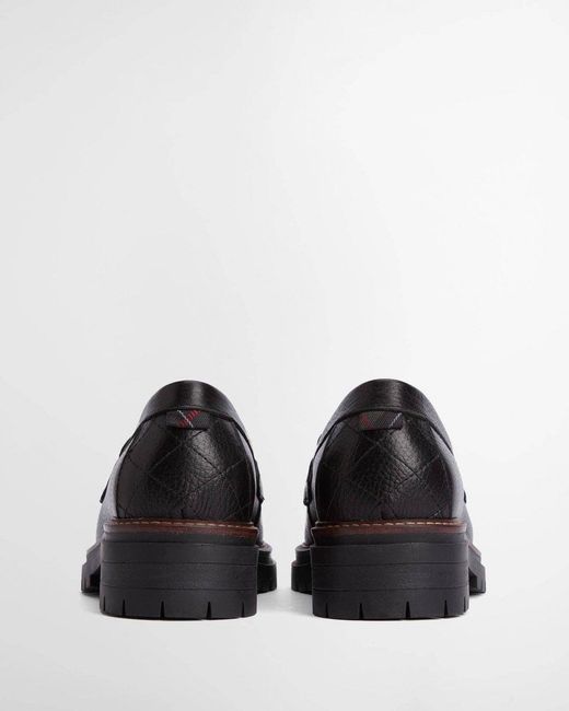 Barbour White Maddie Loafers