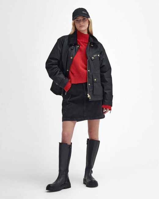 Barbour Gray Mcclain Wax Jacket