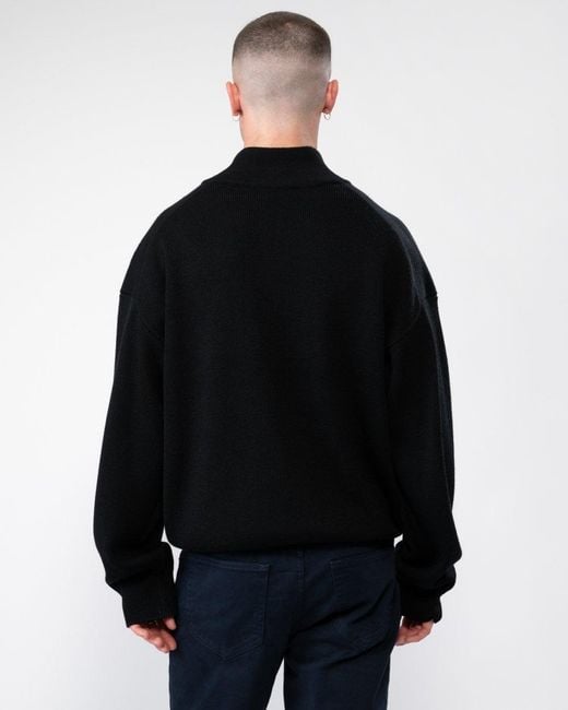 HUGO Black Sonel Sweater Size: L for men