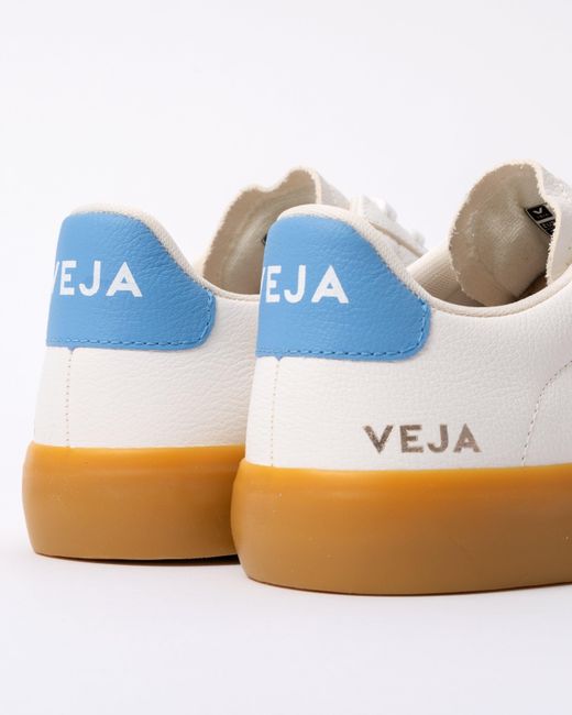 Veja White Campo Leather Trainers