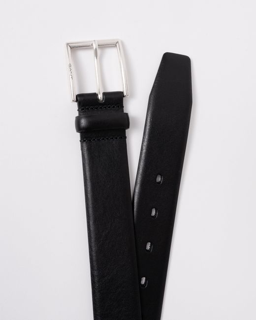 Gant Black Classic Cow Leather Belt for men