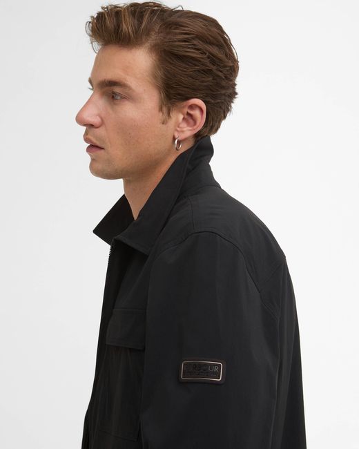 Barbour Black Tucson Overshirt for men