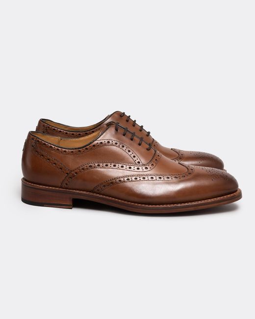 Oliver Sweeney Aldeburgh Brogue Shoes Brown for men