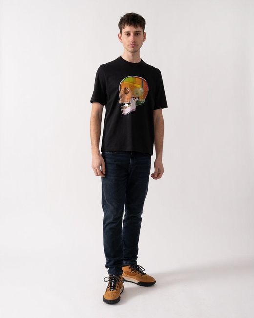 Paul Smith Black Ps Short Sleeve Skull for men