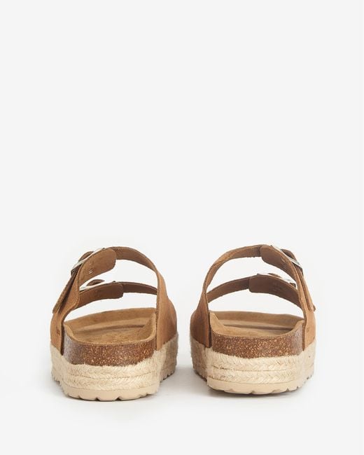 Barbour Natural Sandgate Chunky Sandals