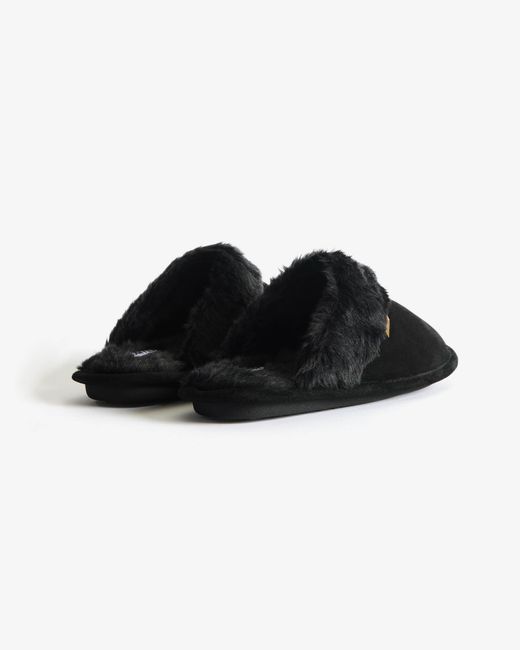 Hunter Black Mule Slipper