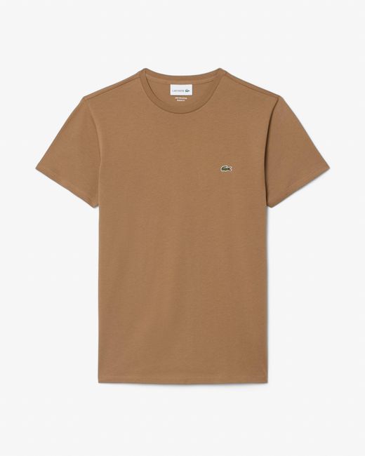 Lacoste Black Crew Neck Pima Cotton Jersey T-Shirt for men