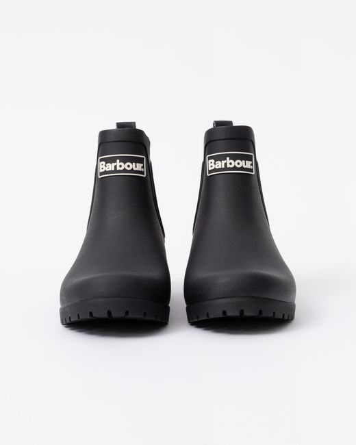 Barbour Black Wilton Wellingtons