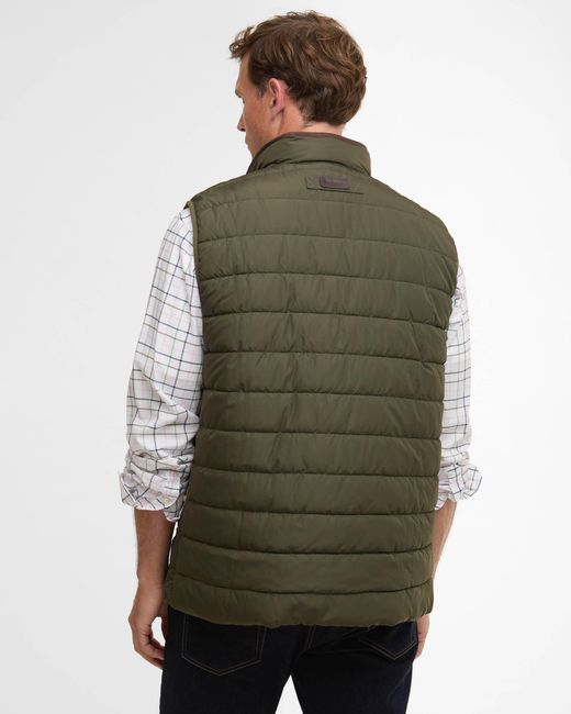 Barbour Green Broughton Quilted Gilet for men
