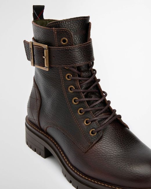 Barbour Black Heidi Lace Up Boot