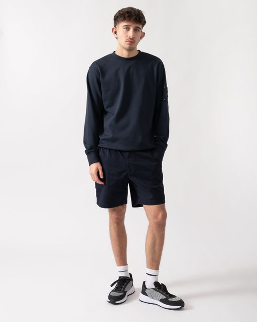 Moose Knuckles Blue Hartsfield Crew Neck Sweatshirt for men