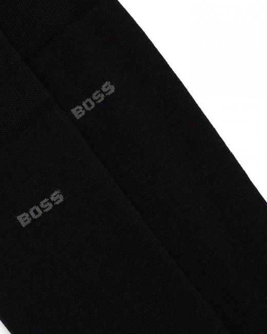Boss Black 2-pack Regular Length Tom Mercerised Cotton Socks for men