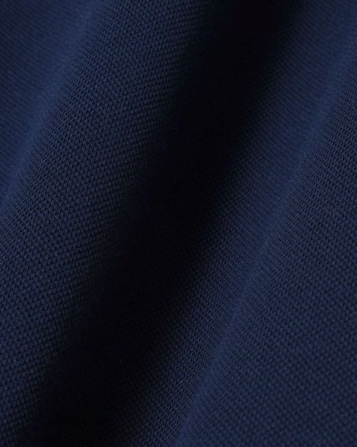 Lacoste Blue Relaxed Fit Short Sleeved Piqué Shirt for men