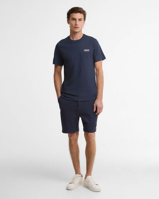 Barbour Blue Small Logo T-Shirt for men