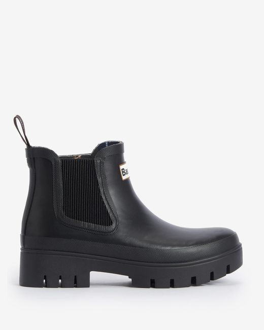 Barbour Black Halton Chelsea Wellies