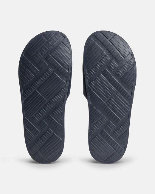 Tommy Hilfiger Blue Hilifger Neoprene Pool Slides for men