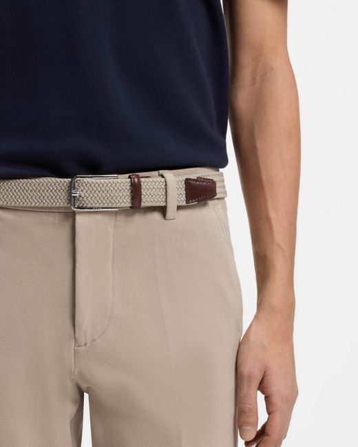 Boss Brown Clorio Fabric Belt for men