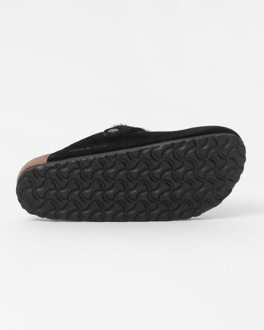 Birkenstock Black Boston Sheepskin Clogs, Size: Uk 5