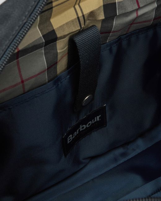 Barbour Black Cascade Flight Bag for men