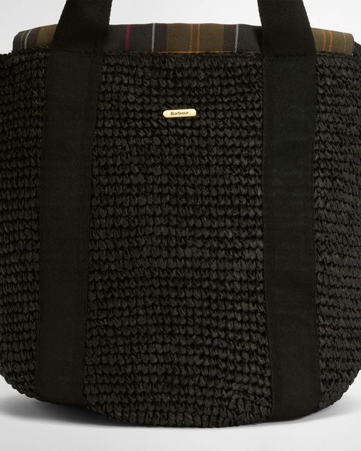 Barbour Black Lily Beach Tote