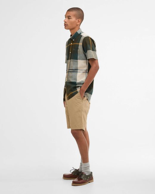 Barbour Green Douglas Tailored Shirt for men