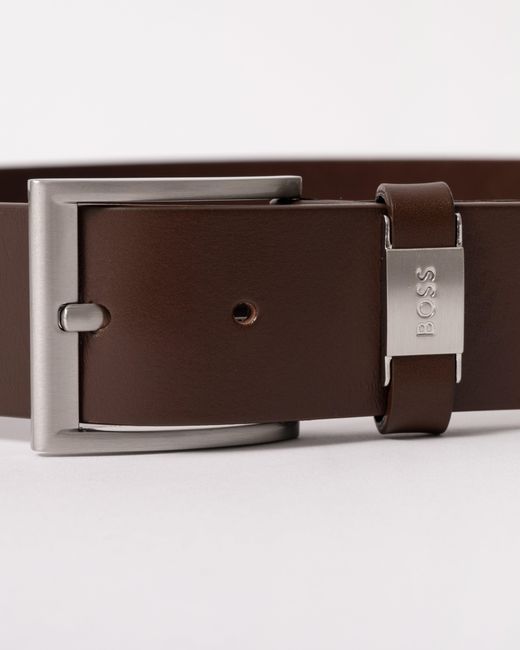 Boss Brown Connio Leather Belt Nos for men