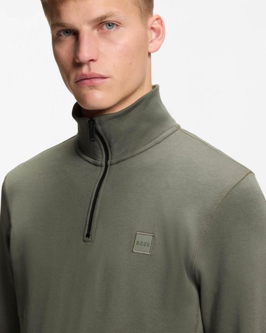 Boss Green Zetrust 1/4 Zip Sweatshirt for men