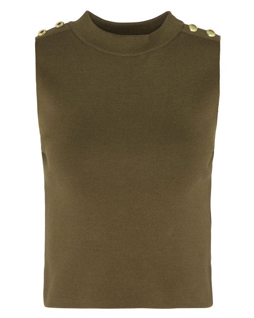 Barbour Green Laia Knitted Jumper