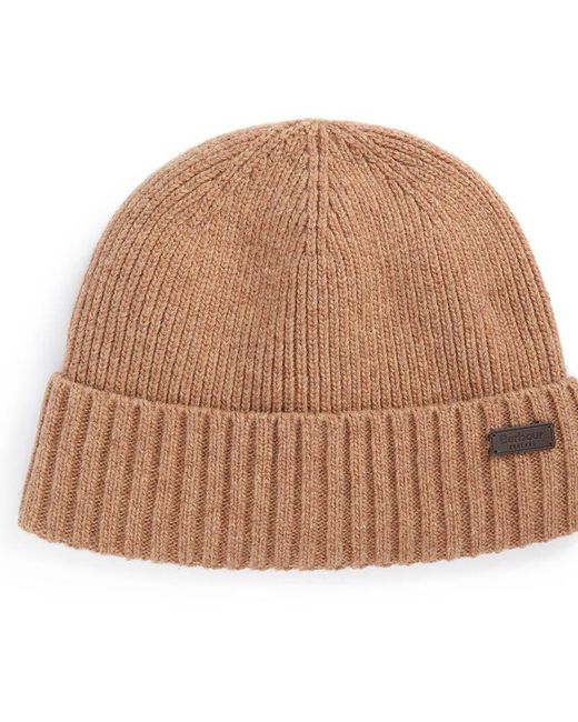 Barbour Brown Carlton Beanie for men