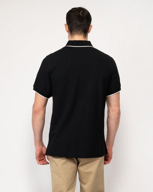Belstaff Black Tipped Polo for men