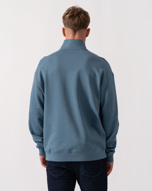 HUGO Blue Durty244 1/4 Zip Sweatshirt for men