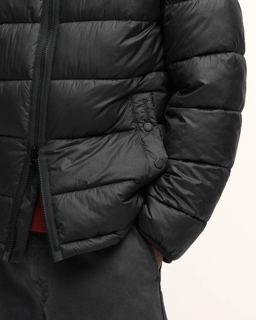 Barbour Black Offshore Quilted Jacket for men