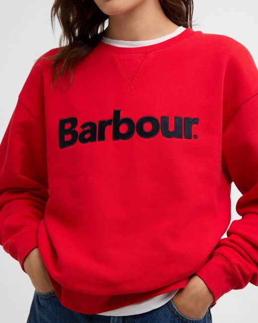 Barbour Red Sweatshirts