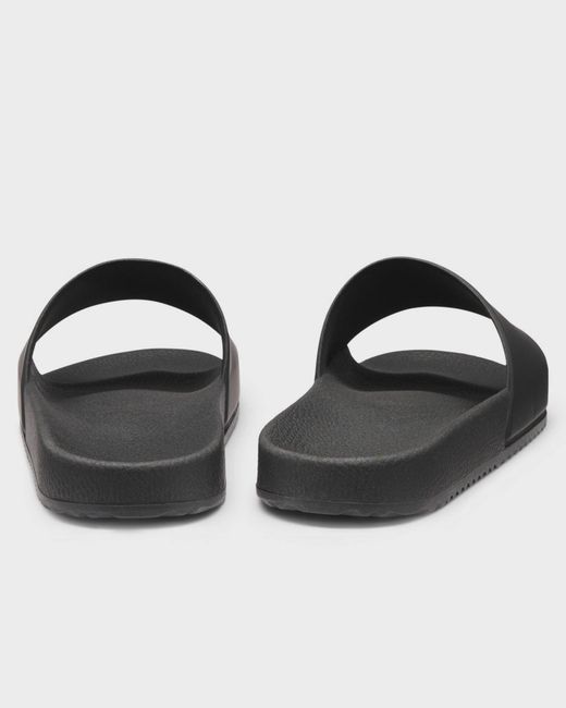 HUGO Black Timein Slides With Logo Strap for men