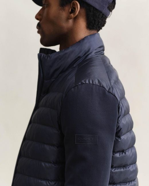 Gant Blue Hybrid Jacket for men