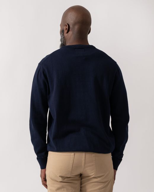 Joules Blue Hillside Crew Neck Jumper for men